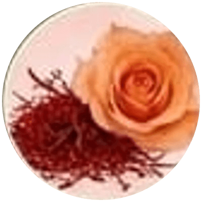 Bamboo-less Dhoop Sticks — Kesar Rose fragrance note illustration